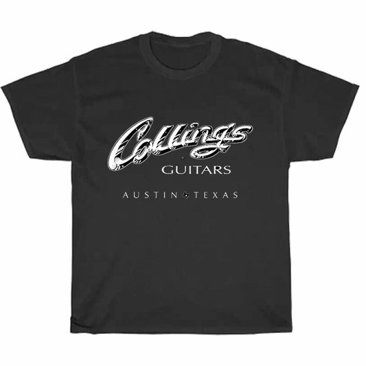 Collings Guitars Logo Men's Unisex T Shirt Size S to 3XL