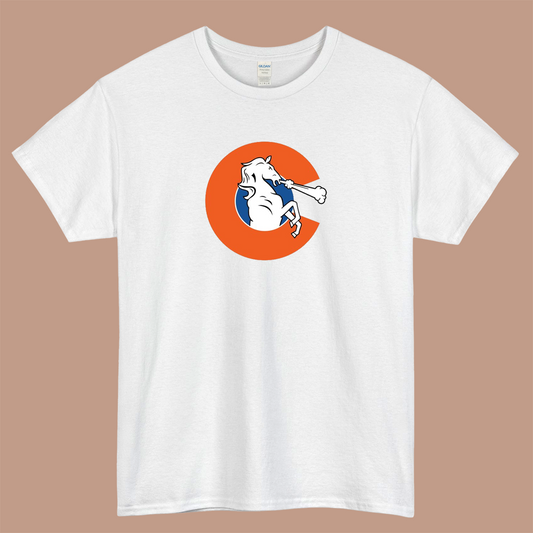 Colorado Broncos Logo Mens Unisex Short Sleeve T-Shirt Size S-3XL - P