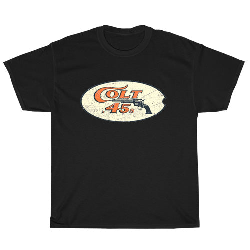 Colt Firearms Active Logo Mens Unisex Short Sleeve Black T-Shirt Size S-3XL
