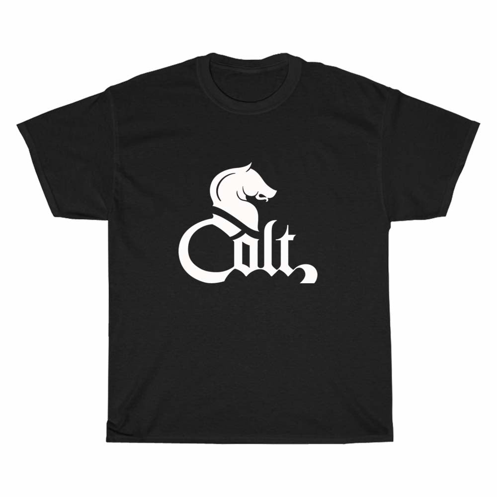 Colt Firearms Gun logo Men's Unisex T Shirt Size S to 3XL