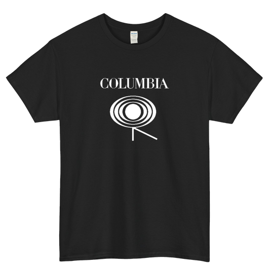 Columbia Records Short Sleeve T-Shirt Size S-3XL -P