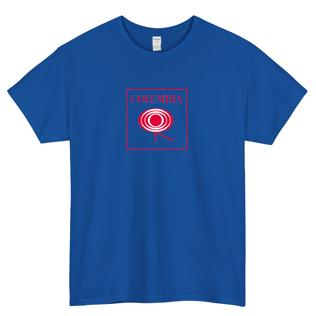 COLUMBIA RECORDS LABEL SHORT SLEEVE T SHIRT -P