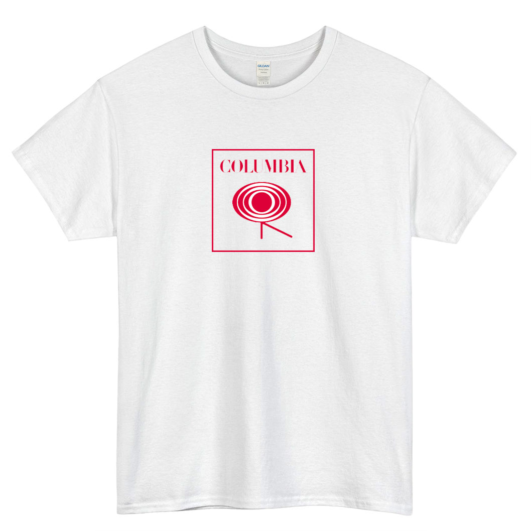 COLUMBIA RECORDS LABEL SHORT SLEEVE T SHIRT -P