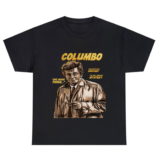 Columbo 80's Detective Retro Tv Show Logo Men's Unisex T Shirt Size S to 3XL