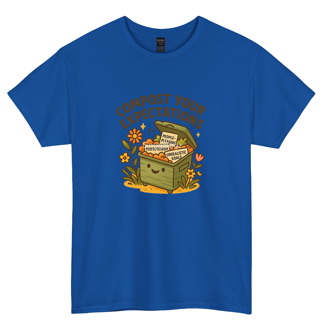 Compost Your Expectations logo short SLEEVE T SHIRT -P
