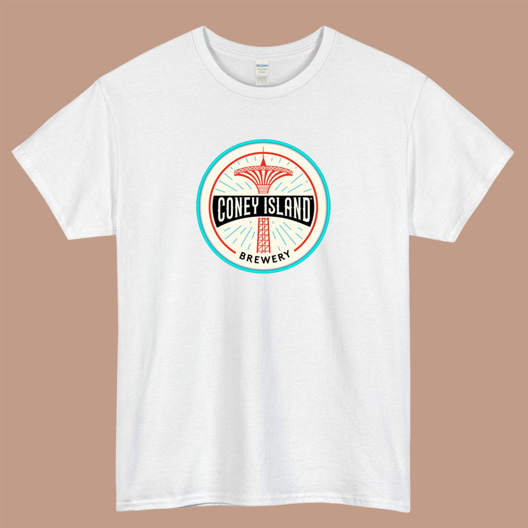 Coney Island Brewery Logo Mens Unisex Short Sleeve T-Shirt Size S-3XL - P