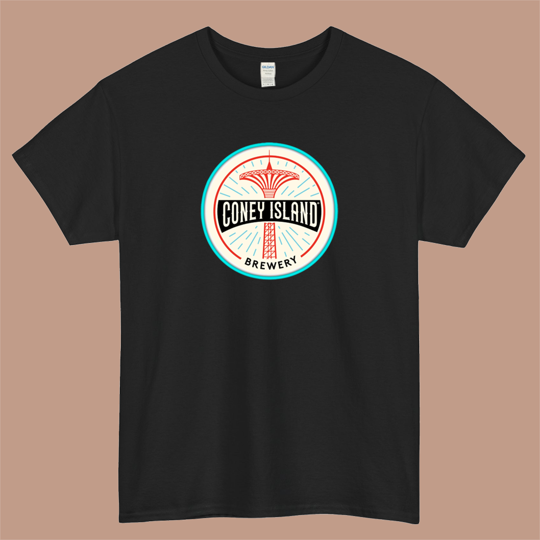 Coney Island Brewery Logo Mens Unisex Short Sleeve T-Shirt Size S-3XL - P