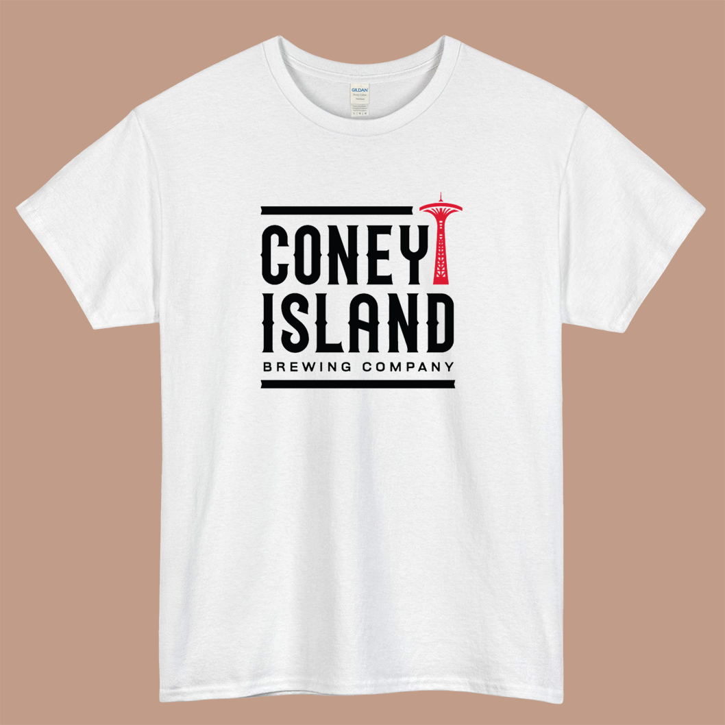 Coney Island Brewery Essential Logo Mens Unisex Short Sleeve T-Shirt Size S-3XL - P