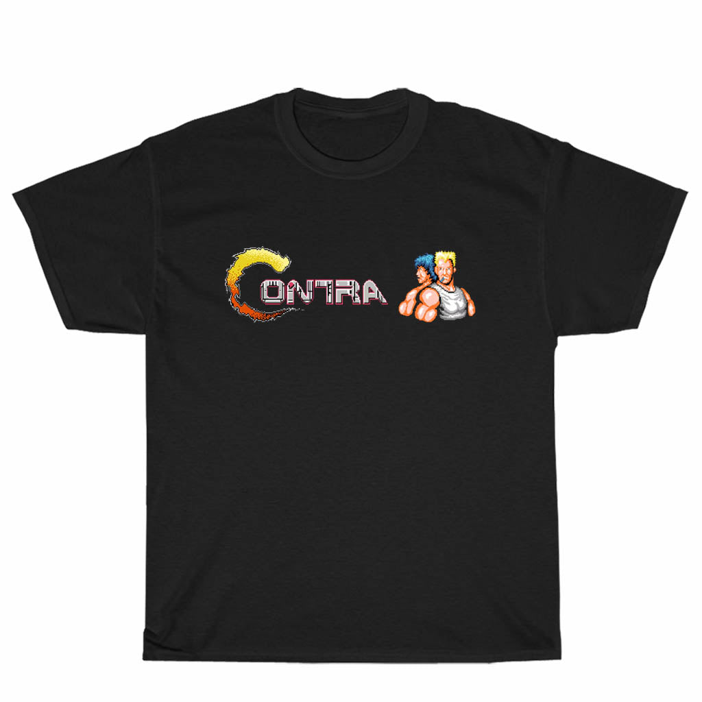 Contra Video Game Logo Unisex Men's T Shirt Size S to 3XL