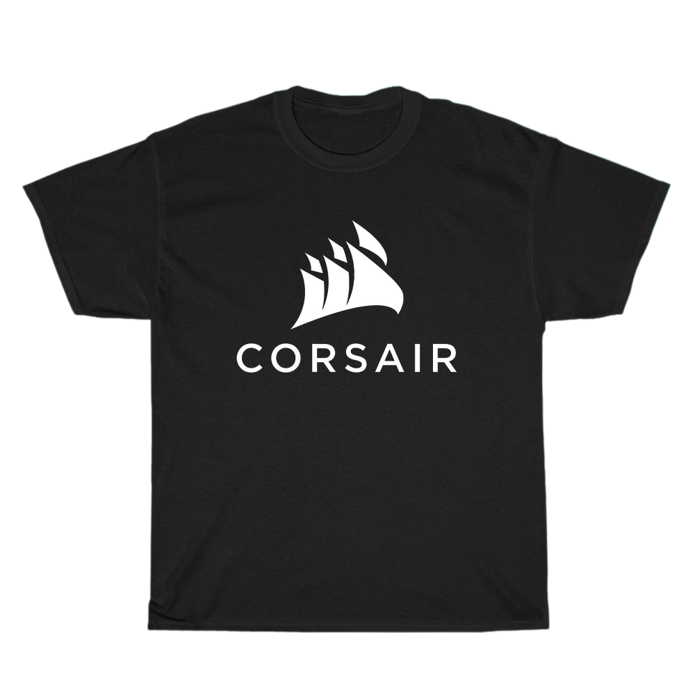 Corsair Gaming Logo Men's Unisex T Shirt Size S to 3XL
