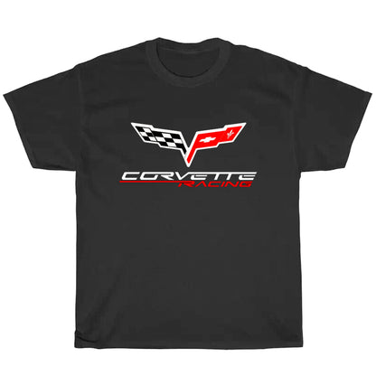 Corvette Car Racing Logo Men's Unisex T Shirt Size S to 3XL