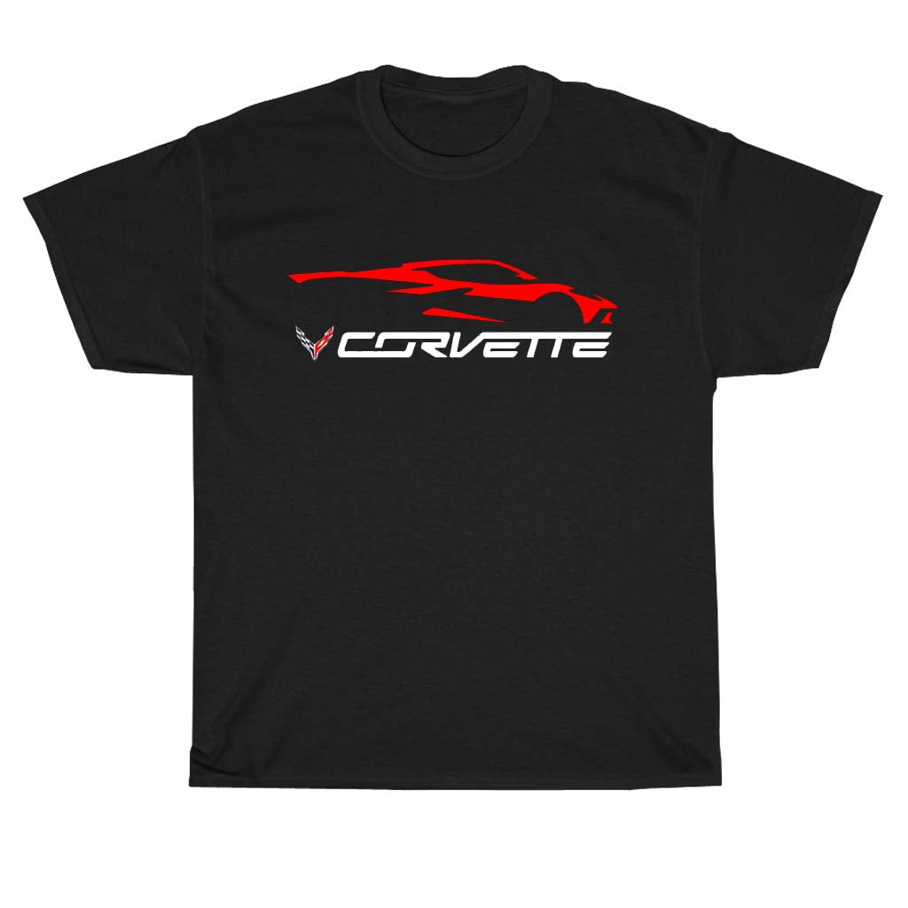 Corvette Stingray Racing Car Logo Unisex Men's T Shirt Size S to 3XL
