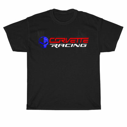 Corvette racing car sport logo Unisex Men's T Shirt Size S to 3XL