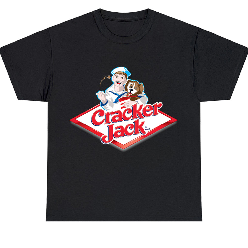 Cracker Jack popcorn peanuts Logo Men's Unisex T Shirt Size S to 3XL