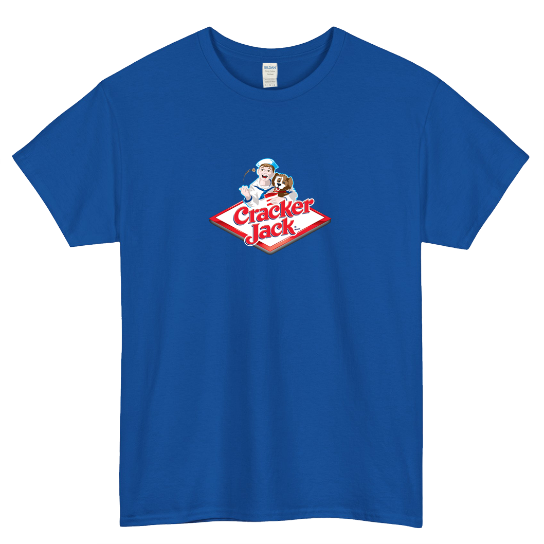 Cracker Jack popcorn peanuts Logo short SLEEVE T SHIRT -P