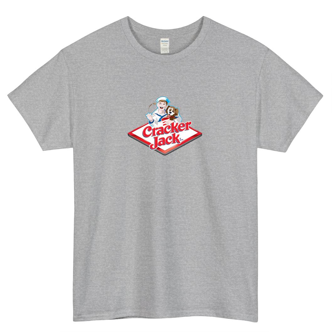 Cracker Jack popcorn peanuts Logo short SLEEVE T SHIRT -P