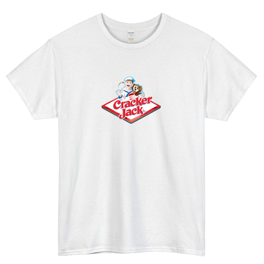 Cracker Jack popcorn peanuts Logo short SLEEVE T SHIRT -P