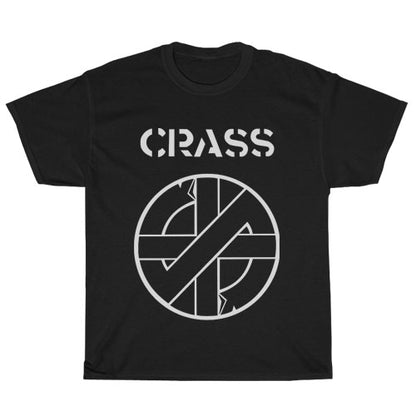 Crass Classic Logo Unisex Men's T Shirt Size S to 3XL
