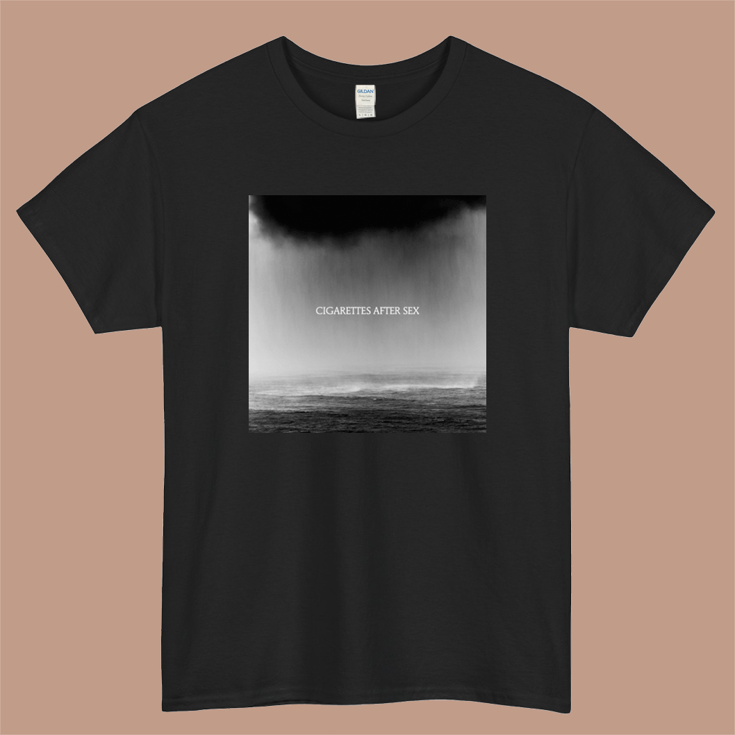 Cry - Cigarettes After Sex Logo Mens Unisex Short Sleeve Black T-Shirt Size S-3XL