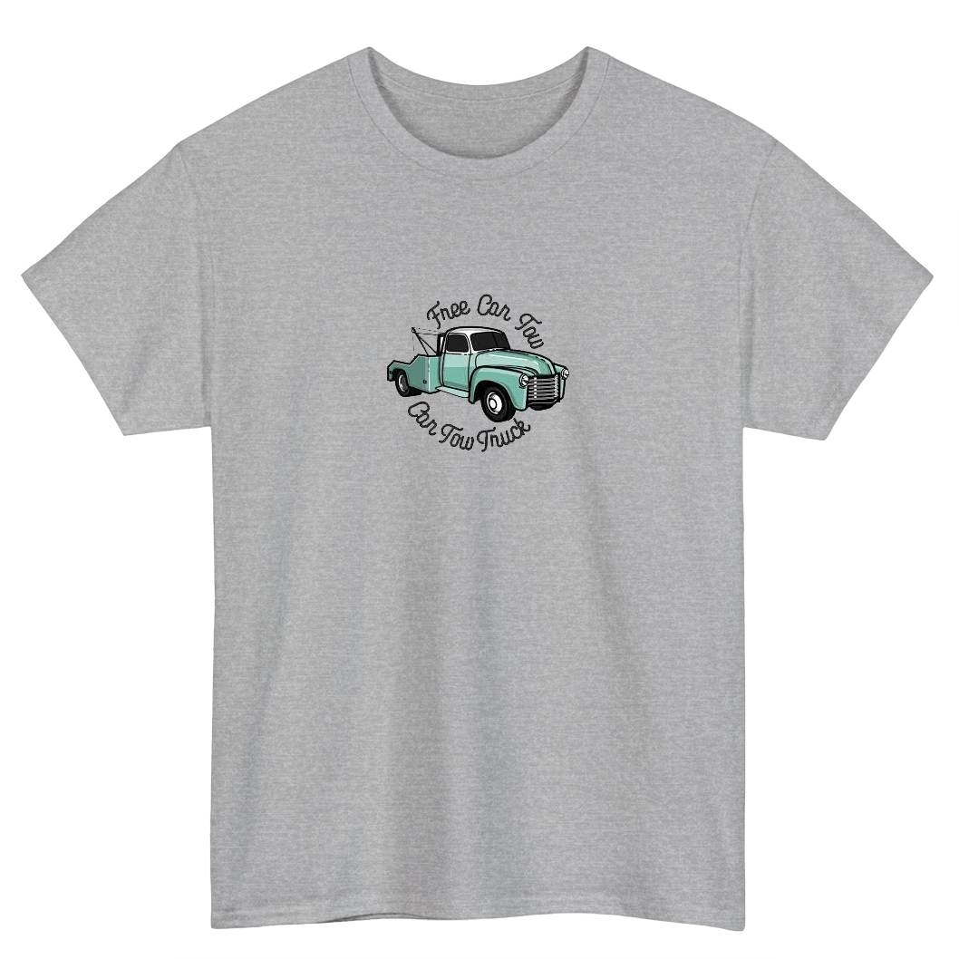 Cute Tow Truck Operators Lady Logo Mens Unisex Short Sleeve T-Shirt Size S-3XL - P