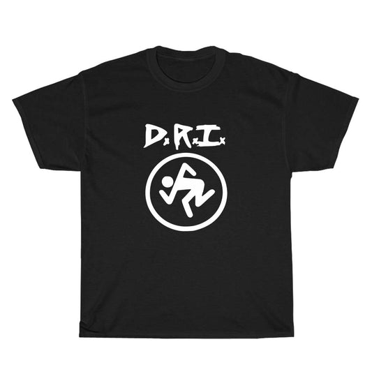 D.R.I Logo Men's Unisex T Shirt Size S to 3XL