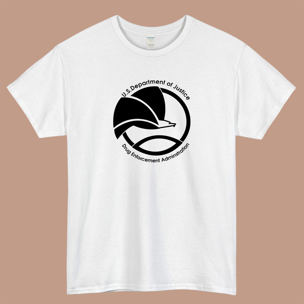 DEA Drug Logo Mens Unisex Short Sleeve T-Shirt Size S-3XL - P