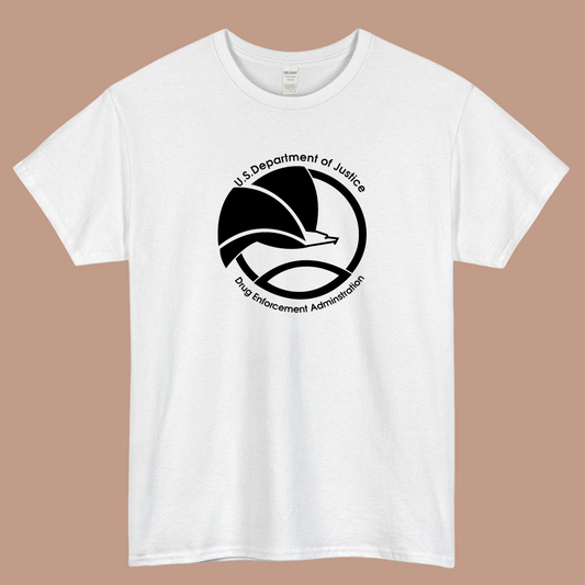 DEA Drug Logo Mens Unisex Short Sleeve T-Shirt Size S-3XL - P