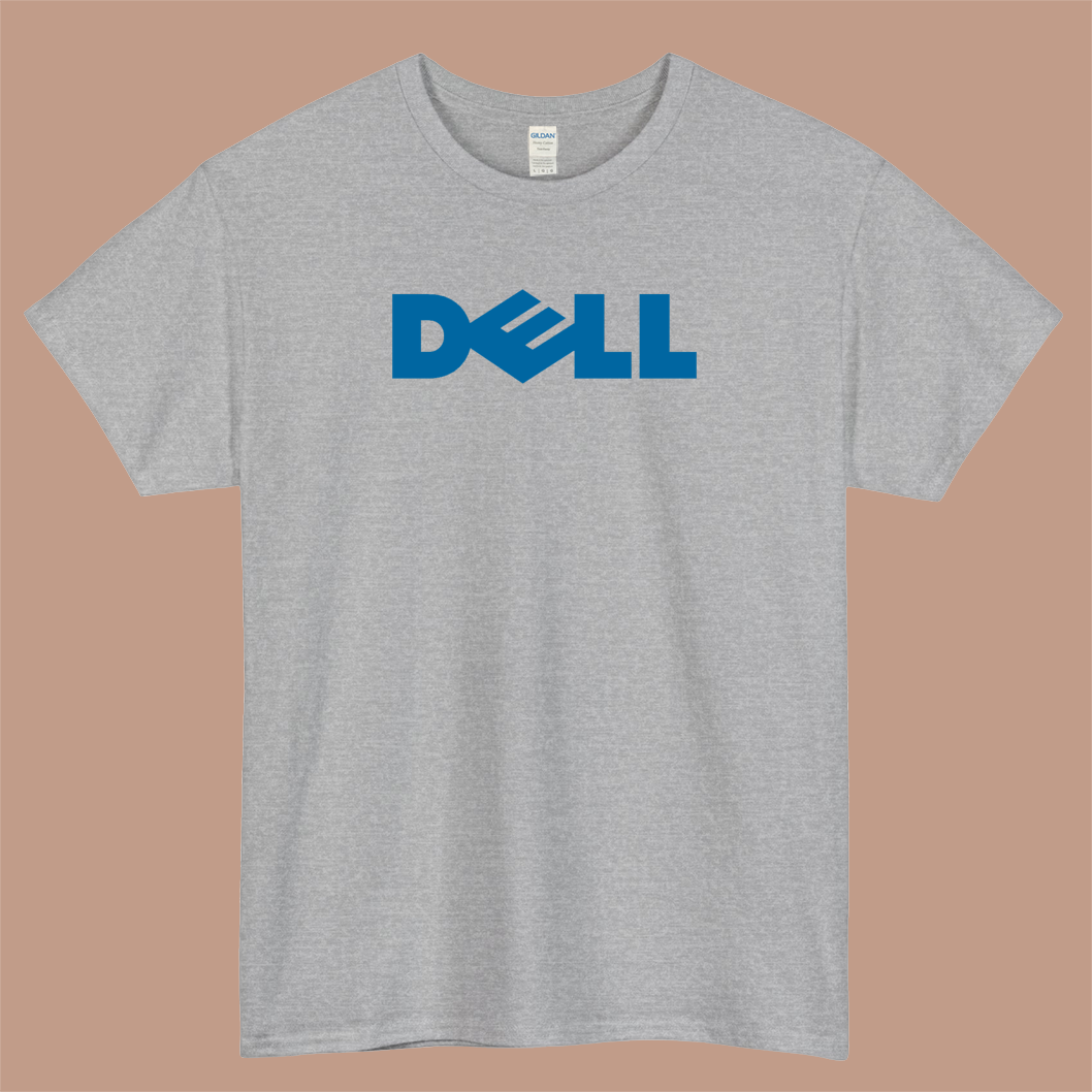 DELL Logo Mens Unisex Short Sleeve T-Shirt Size S-3XL