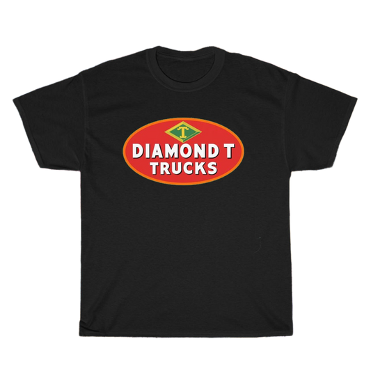 DIAMOND T TRUCKS Logo Men's Unisex T Shirt Size S to 3XL