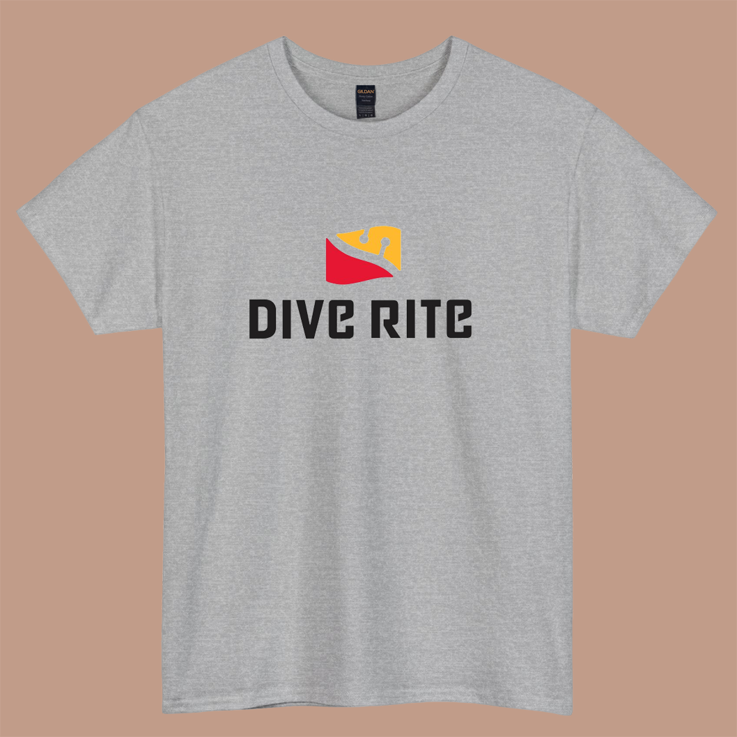 DIVE RITE LOGO short sleeve t shirt S-3XL-P