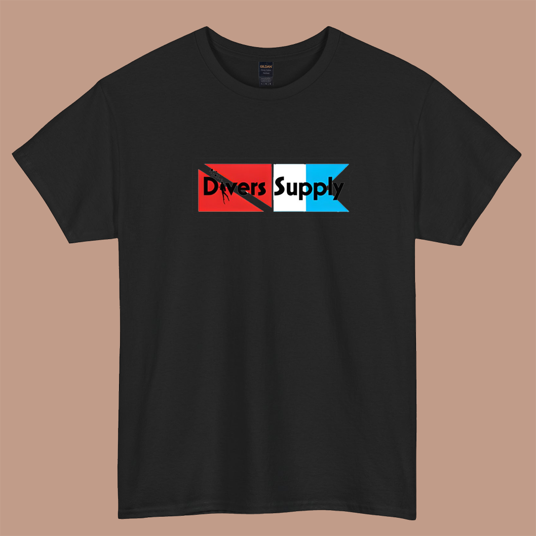 DIVERS SUPPLY logo short sleeve t shirt S-3XL-P
