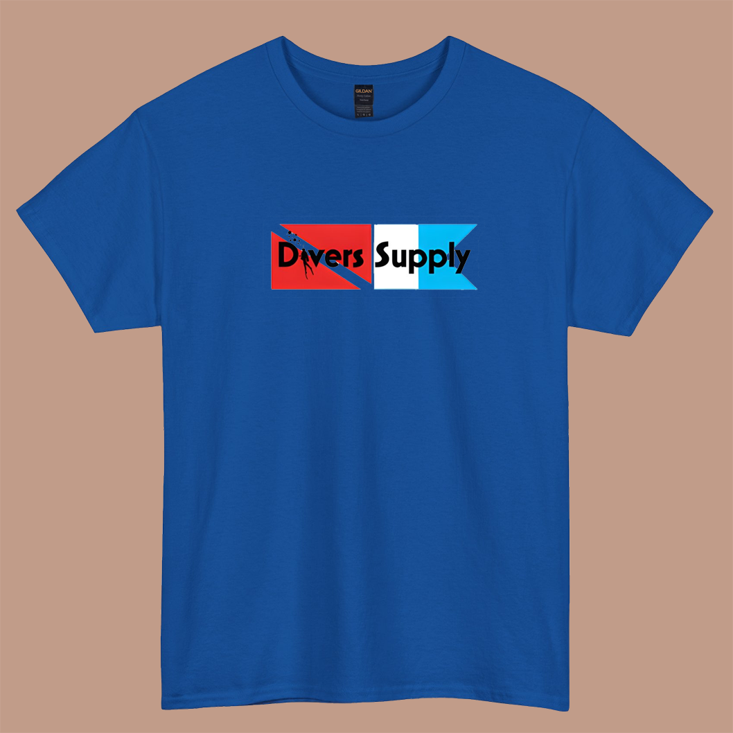 DIVERS SUPPLY logo short sleeve t shirt S-3XL-P