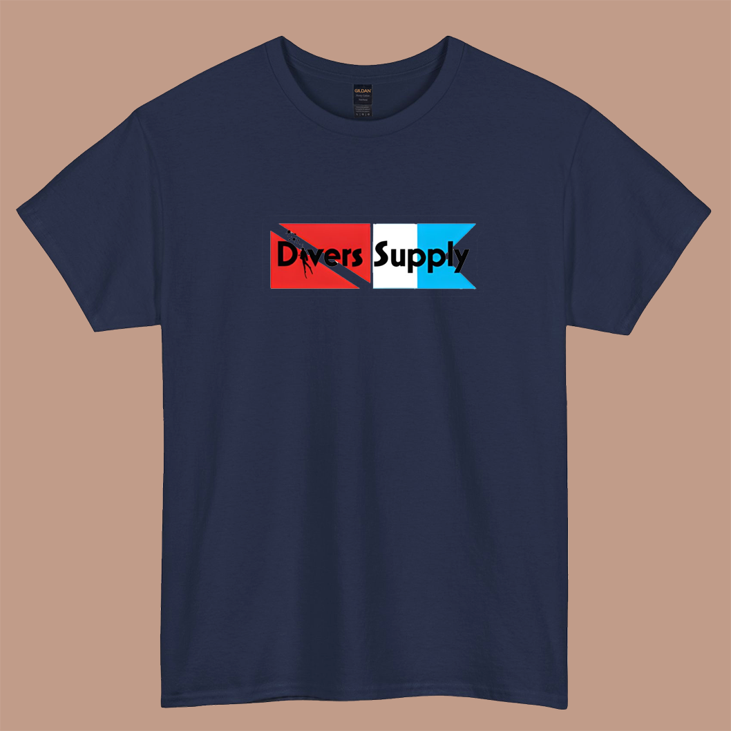 DIVERS SUPPLY logo short sleeve t shirt S-3XL-P