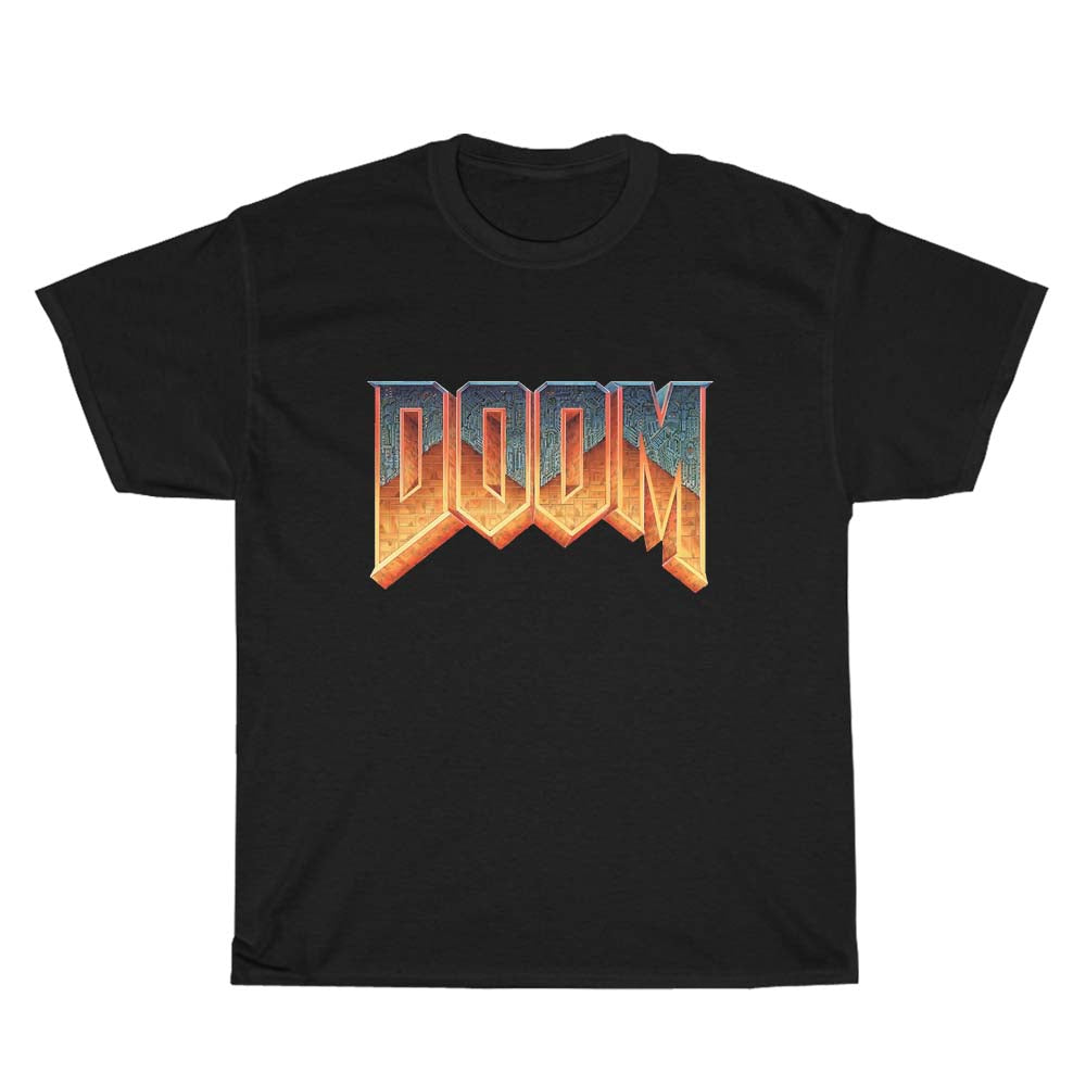 DOOM Logo Men's Unisex T Shirt Size S to 3XL
