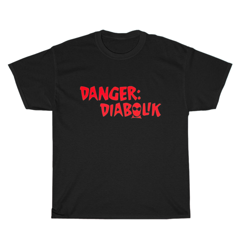 Danger Diabolik Movie Retro logo Men's Unisex T Shirt Size S to 3XL