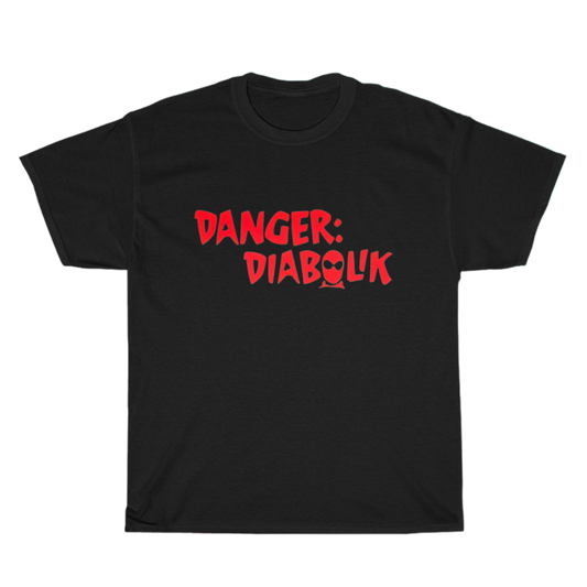 Danger Diabolik Movie Retro logo Men's Unisex T Shirt Size S to 3XL