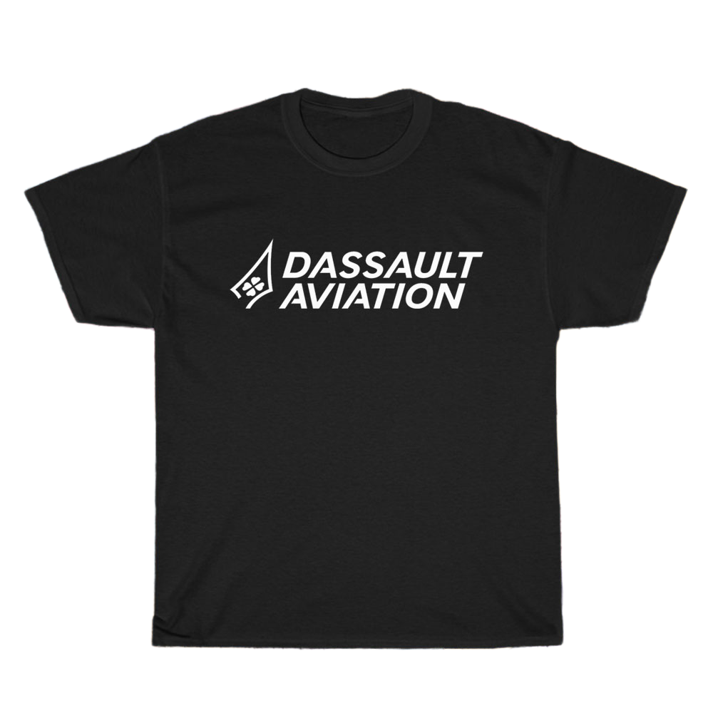Dassault Falcon Logo Men's Unisex T Shirt Size S to 3XL