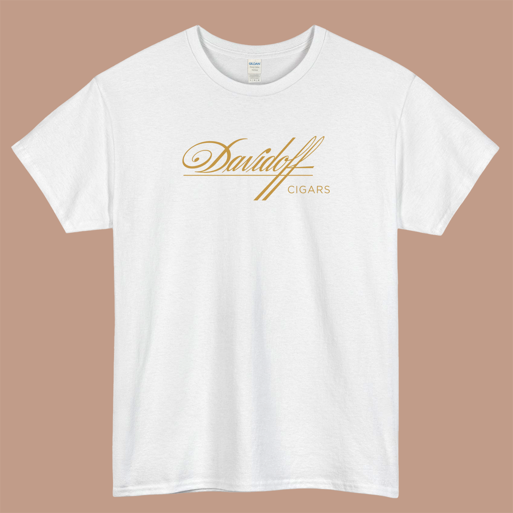 Davidoff Cigars Dominican Cigars Logo Mens Unisex Short Sleeve T-Shirt Size S-3XL - P