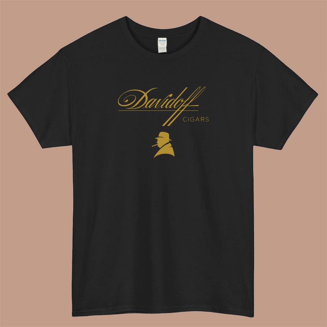 Davidoff Cigars Postcard Logo Mens Unisex Short Sleeve T-Shirt Size S-3XL - P