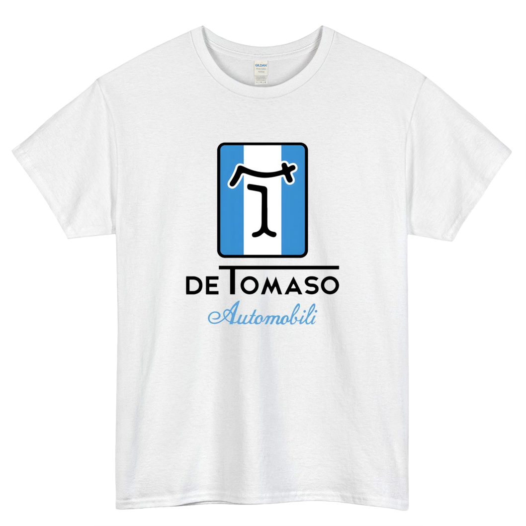 DeTomaso Automobili Logo Mens Unisex Short Sleeve T-Shirt Size S-3XL - P