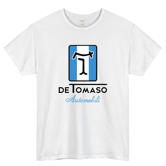 DeTomaso Automobili Logo Mens Unisex Short Sleeve T-Shirt Size S-3XL - P