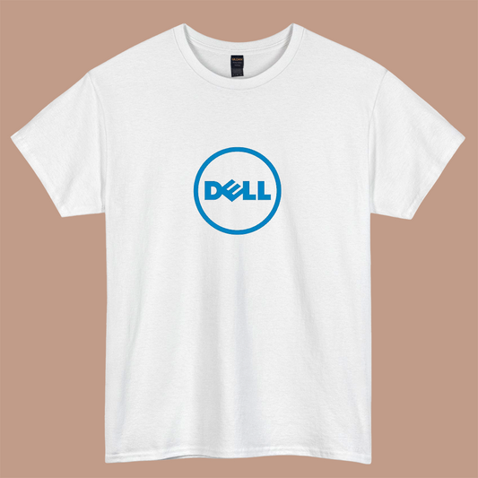 Dell logo short sleeve t shirt size S-3XL -P