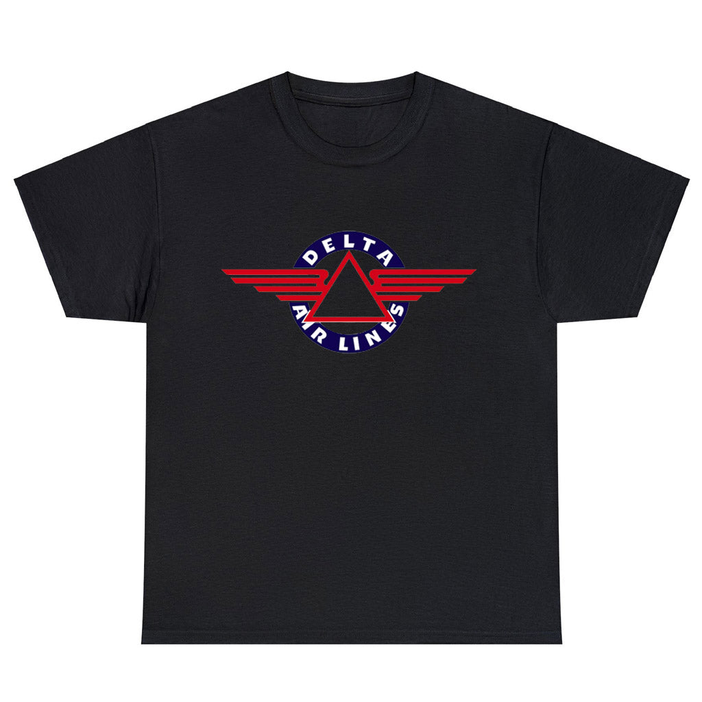 Delta Airlines Insignia Logo Men's Unisex T Shirt Size S to 3XL