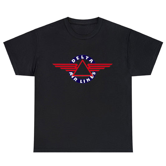 Delta Airlines Insignia Logo Men's Unisex T Shirt Size S to 3XL