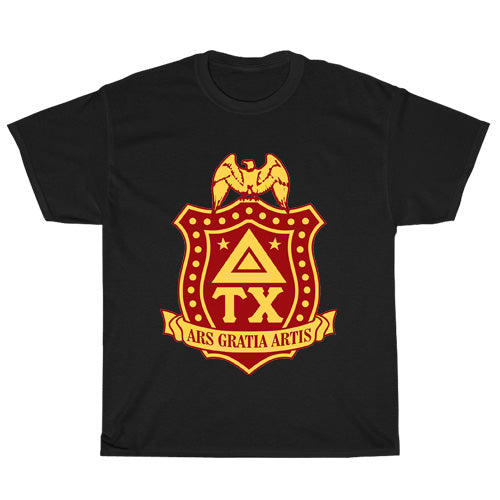 Delta Tau Chi Faber College Logo Unisex Men's T Shirt Size S to 3XL