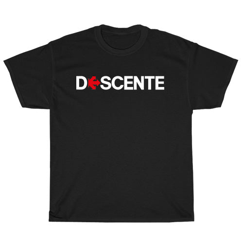 Descente Logo Mens Unisex Short Sleeve Gray T-Shirt Size S-3XL