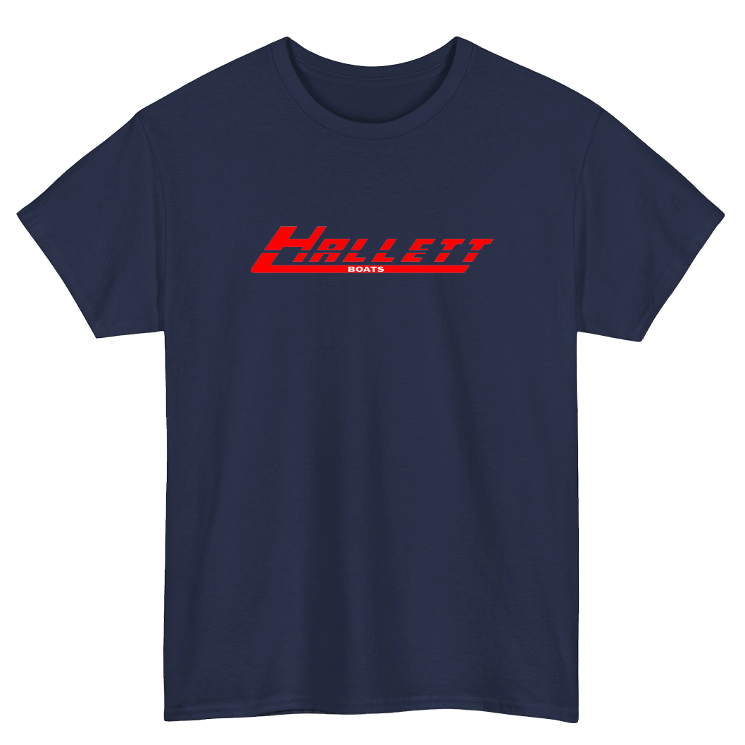 Design Hallett Boats Logo Mens Unisex Short Sleeve T-Shirt Size S-3XL - P