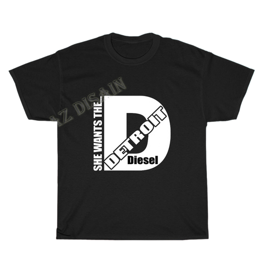 Detroit Diesel Logo Men's Unisex T Shirt Size S to 3XL