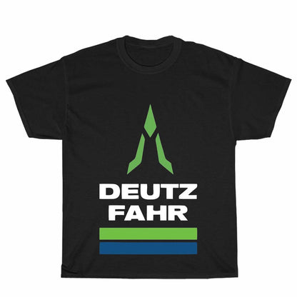 Deutz Fahr Tractor Men's Black T-shirt Logo Unisex Men's T Shirt Size S to 3XL