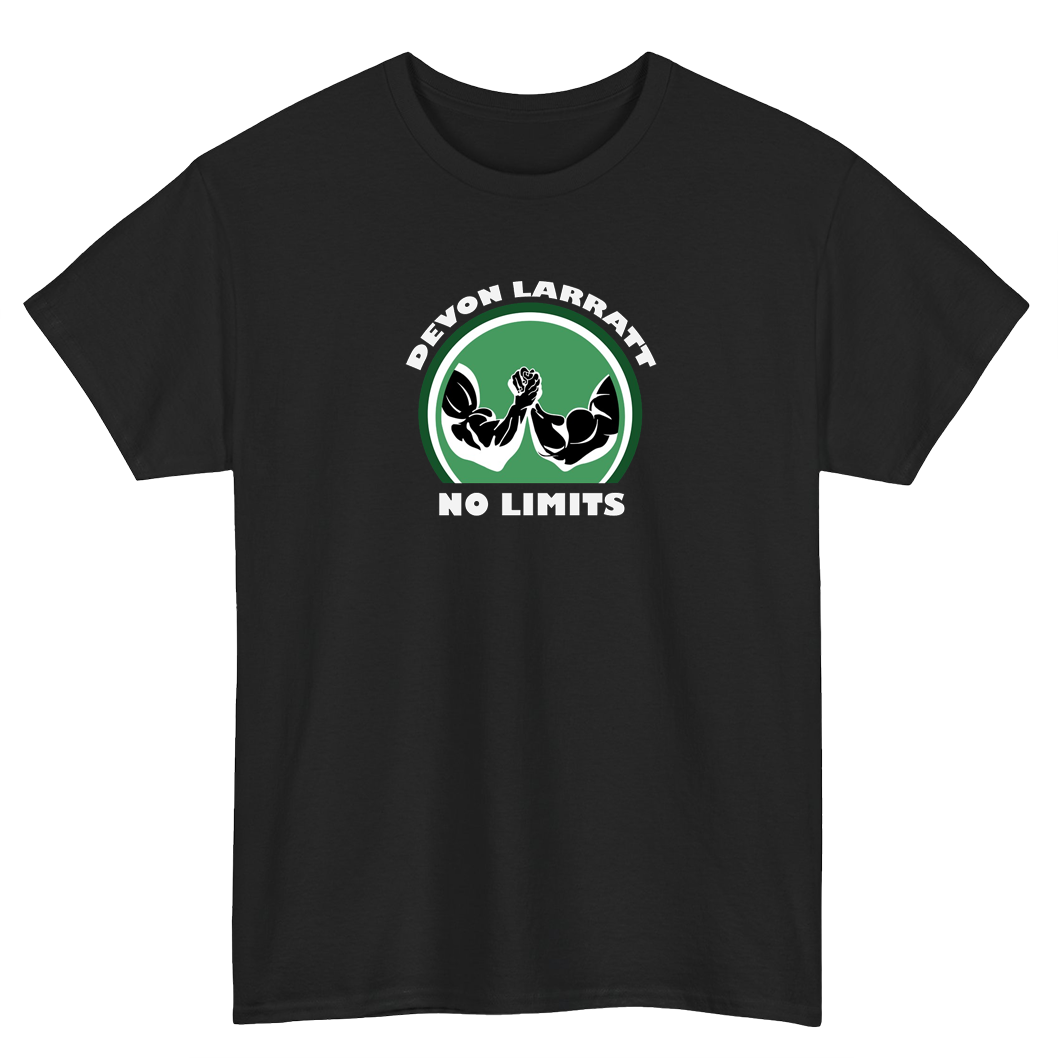 Devon Larratt No Limits Logo Mens Unisex Short Sleeve T-Shirt Size S-3XL - P